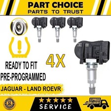 4X PRE-CODED TPMS For