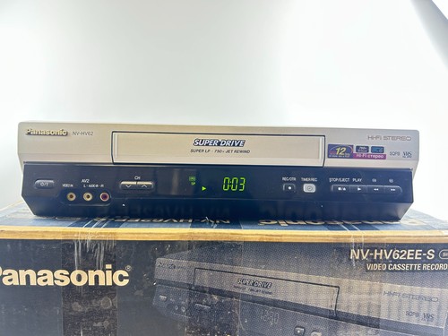 New panasonic vhs vcr - new, hi-fi