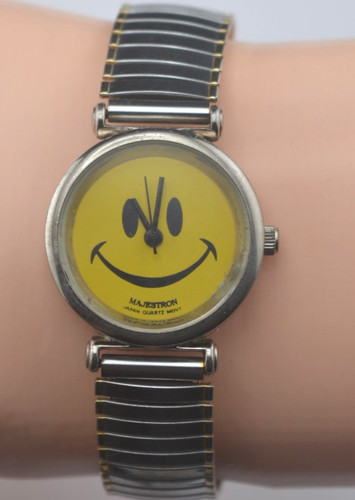 Vtg smiley face watch - vtg,