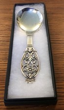Norwegian 830 Silver Serving Spoon No 161 by Brodrene Lohne. Gift Boxed.