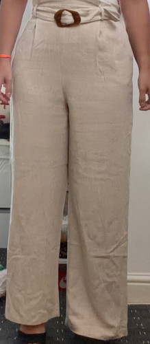 Women trousers linen - (linen, |