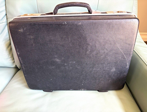 Hard sided black silver - &,