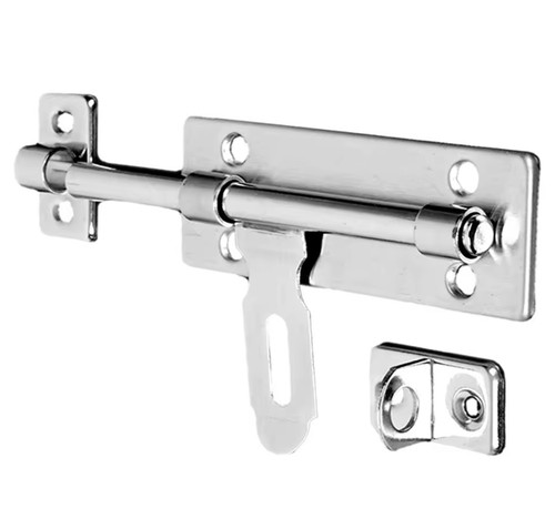 Locking door padlock bolt - locking,