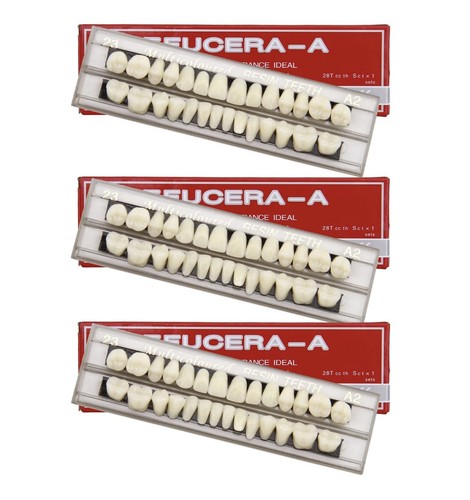 84pcs fake teeth resin denture - 84pcs,