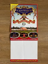 John Lawson's Circus poster
