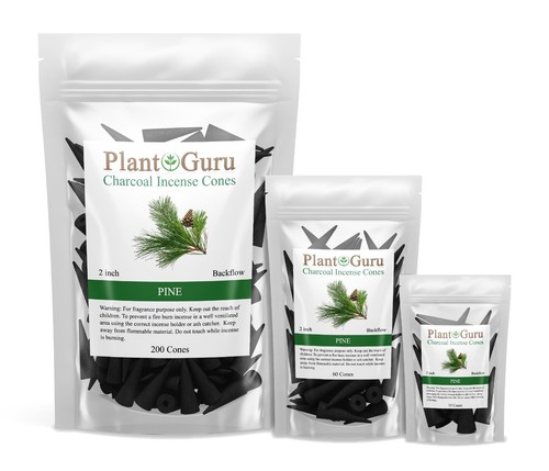 Jumbo charcoal incense cones - charcoal,