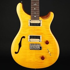 PRS SE Custom 22 Semi-Hollow Electric Guitar in Santana Yellow #D26101
