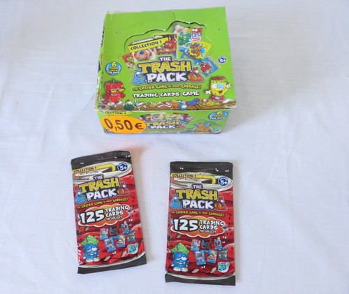 Trash pack box trading cards - trash,