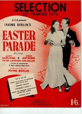 Judy Garland Fred Astaire Easter Parade Piano Selection  Sheet Music 1949