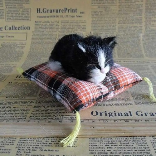 Cat ornament realistic - cat,