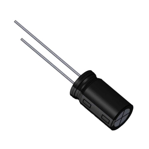 100uf 25v 105 - °c, radial
