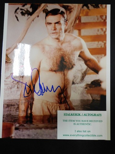 Sean connery hand signed - hand, 8