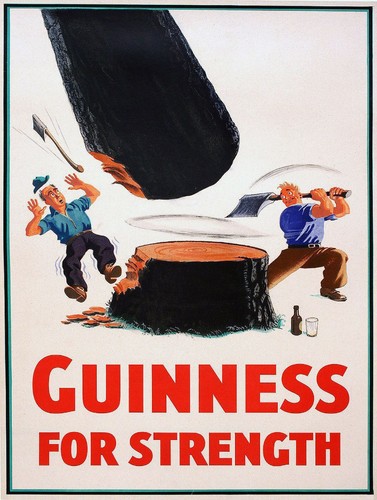 Guinness for strength - guinness, retro
