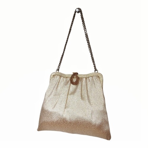 Vintage gold lame - gold, lame'