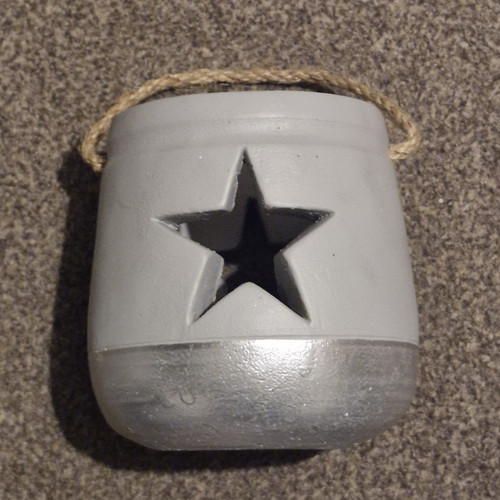 Grey ceramic tea - ceramic, holder