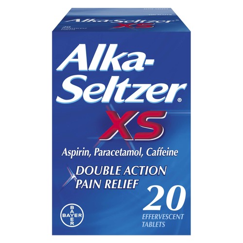 Alka seltzer aspirin pain - alka, xs
