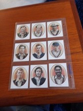 Derbyshire Test Cricketers  County Print Set Of 15