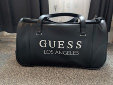 GuessBlack Travel bag with two