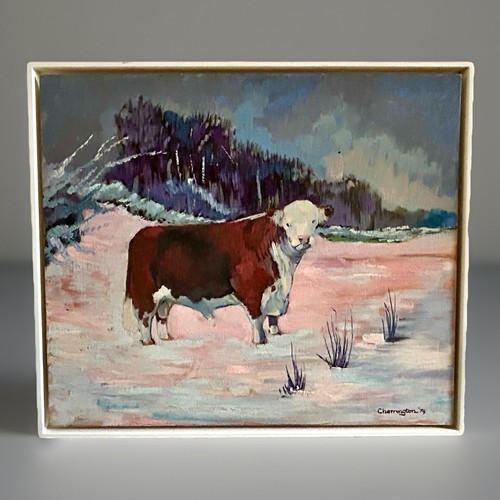 Original vintage oil painting - vintage,