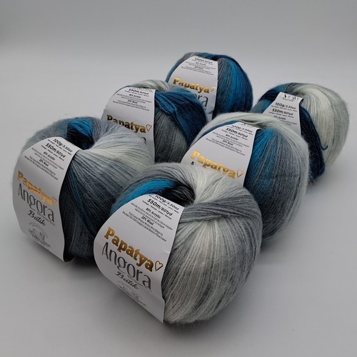 Papaya angora with merino wool - angora,