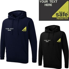 Personalised Embroidered Gas Safe Hoodie, Officially Registered Merch Unisex Top