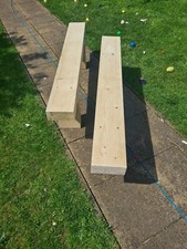 HANDMADE 4 SEATER  WOODEN