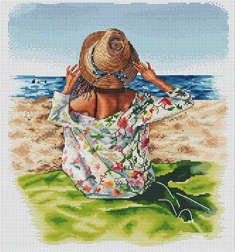 Stamped cross stitch kits - stitch,