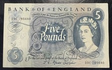 Old five pound - five,