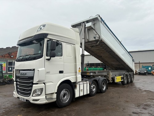 2017 daf cat 80t - xf, plated