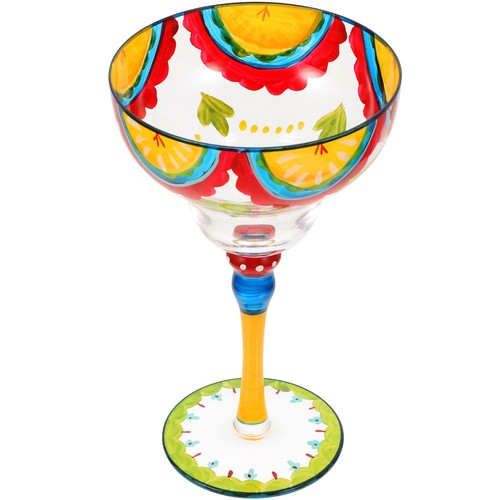 Painted margarita glass - margarita,