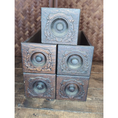 Set 5antique ornate - set,