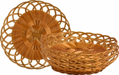 Round meal plastic - plastic, basket