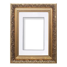Ornate Swept Antique Style Picture Photo Frames With Layered Mount French  Style