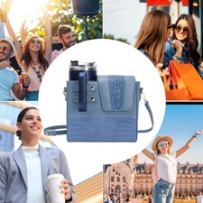 Crossbody Water Bottle Bag - Fits Stanley Cup with Coin Purse and Key Chain