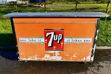 1953 vintage 7up drinks bar - drinks,