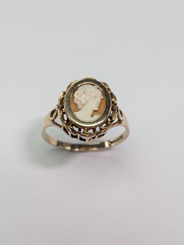 9ct gold cameo - 9ct, ring