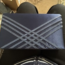 Women's Sparkling Glitter navy blue  Wedding Prom Party Bag Evening Clutch bag