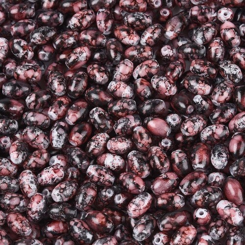 100 7mm glass oval - 100, rice