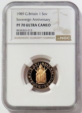 1989 GOLD GREAT BRITAIN PROOF