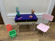 Our Generation Brilliant Bureau Desk Set. School. Chair plus accessories  