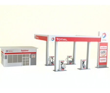 Petrol Station Diorama Model
