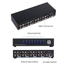 Reliable 8Way A V Switcher