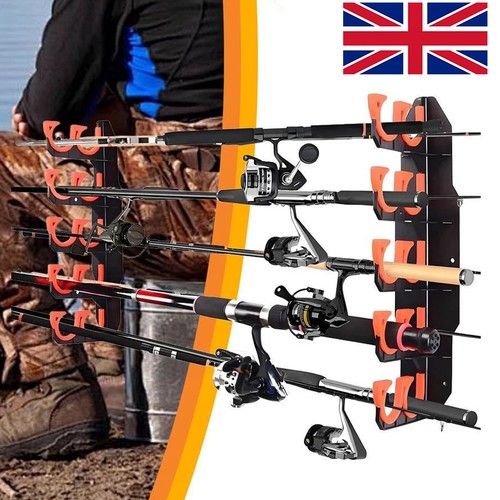 Wall fishing rod holder - fishing,