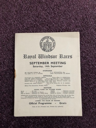 Horse racing race card - , /