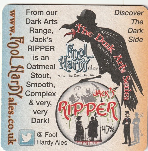 Beer mat foolhardy ales - mat,