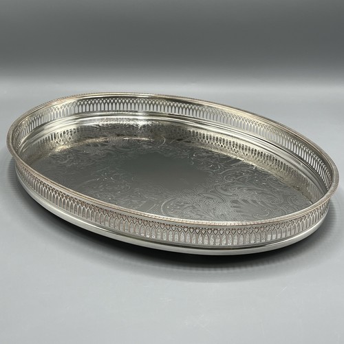 Vintage silver plated gallery - vintage,