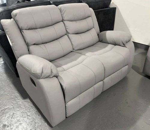 Roma light grey leather - light, |
