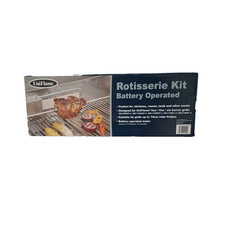 NEW UniFlame Rotisserie Kit Battery Operated BBQ Meat Roast Barbecue Grill Tools