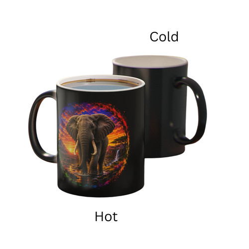 Elephant colour changing magic - colour,