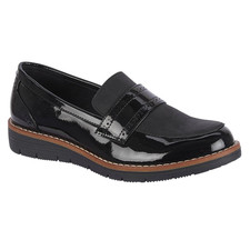 Ladies Patent Loafers Womens